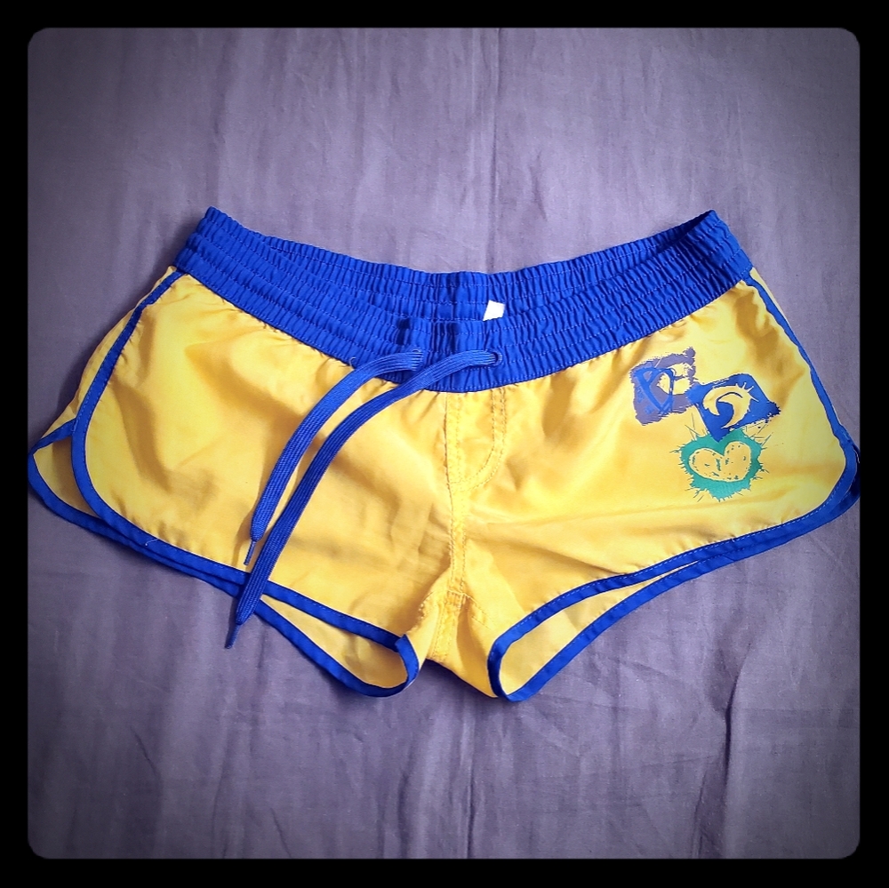 🍀Yellow and blue water shorts
